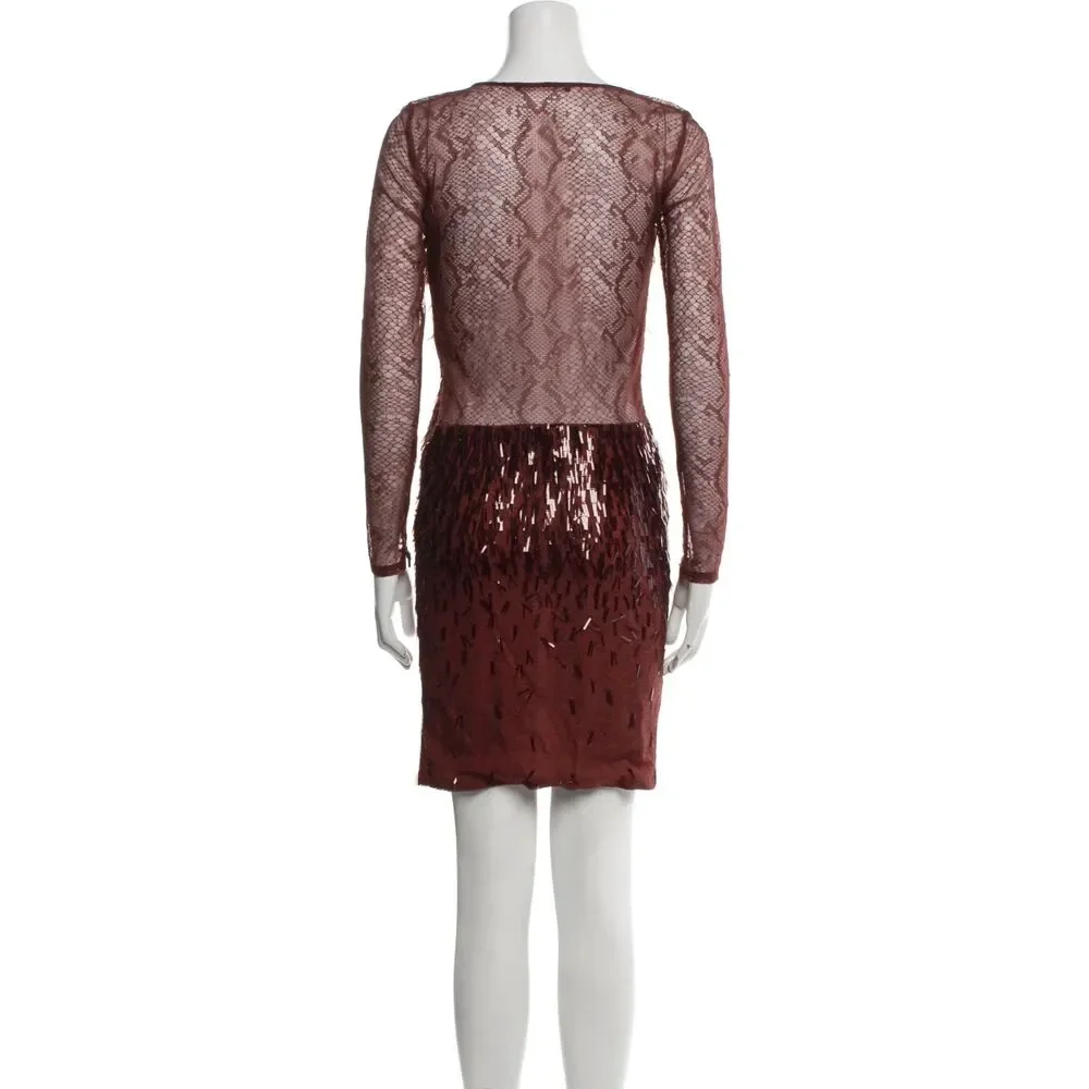 Gucci 2010 sequin lace dress Runway size US 2 - Picture 7 of 14